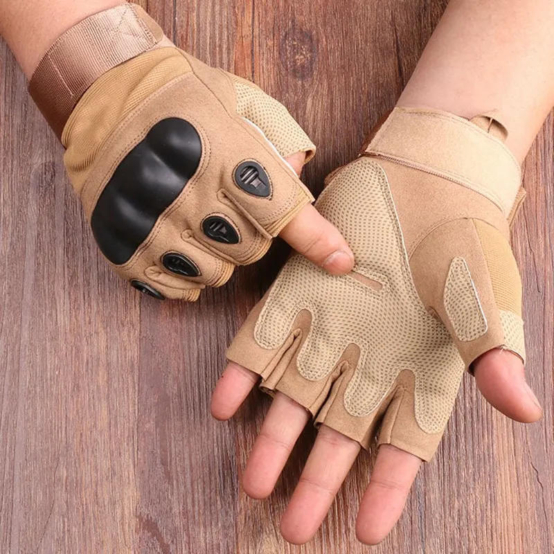 Description Picture 6 of itemHalf Finger Men's Gloves Outdoor Non-slip Wear-resis Gloves Sports Shooting Hunting Airsoft Motorcycle Cycling Gloves Bike Glove