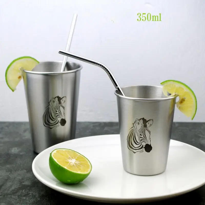 Description Picture 6 of item350ml Stainless Steel Mug Silver Double Wall Coffee Tea Wine Milk Beer Tumbler Portable Travel Water Cup Kitchen Drinkware