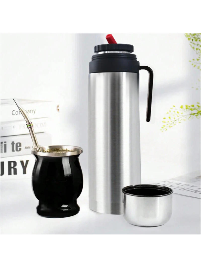 Description Picture 2 of itemYerba Mate-Stainless Steel Thermos Vacuum Flask, Heat Insulated, Argentino Water Bottle, Hot Sale, 1000 ml