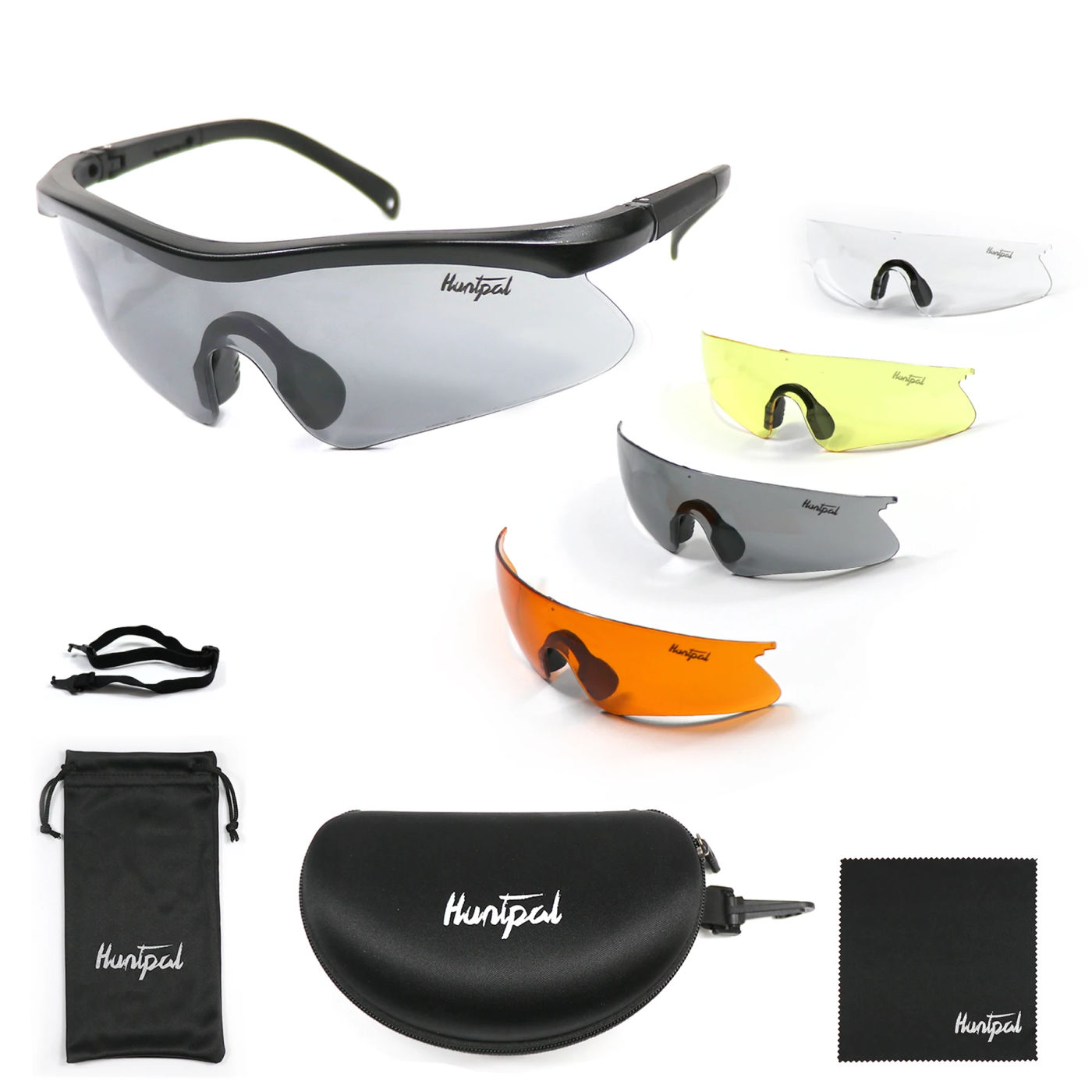 Description Picture 2 of itemTactical Airsoft Glasses Set 4 Lens Shooting Goggles Explosion-Proof Eyewear Hiking Sunglasses for Outdoor Shooting Game