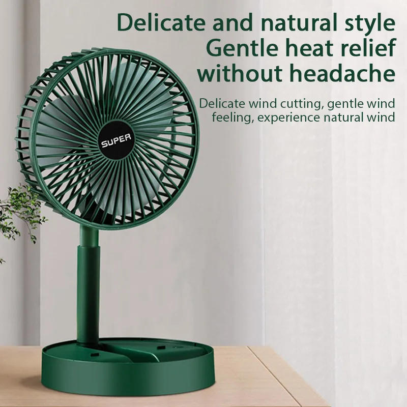 Description Picture 2 of itemUSB Foldable Electric Fan Cold air Portable Indoor Outdoor ventilador Mini Home Cooling Table Fan Camping Desktop Air Cooler fan