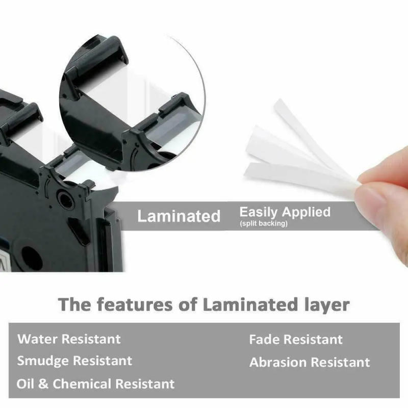 Description Picture 5 of item31 Colors Label Tape TZe-231 TZ 234 Cartridge Laminated Labeling Ribbon Fit Brother P-touch Label Maker PT-E105 1010 H101C D210