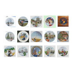 Cross-stitch Kit Back Girl Series 28ct 18ct 14ct 11ct can be Customized Printed Cloth Manual Material Bag