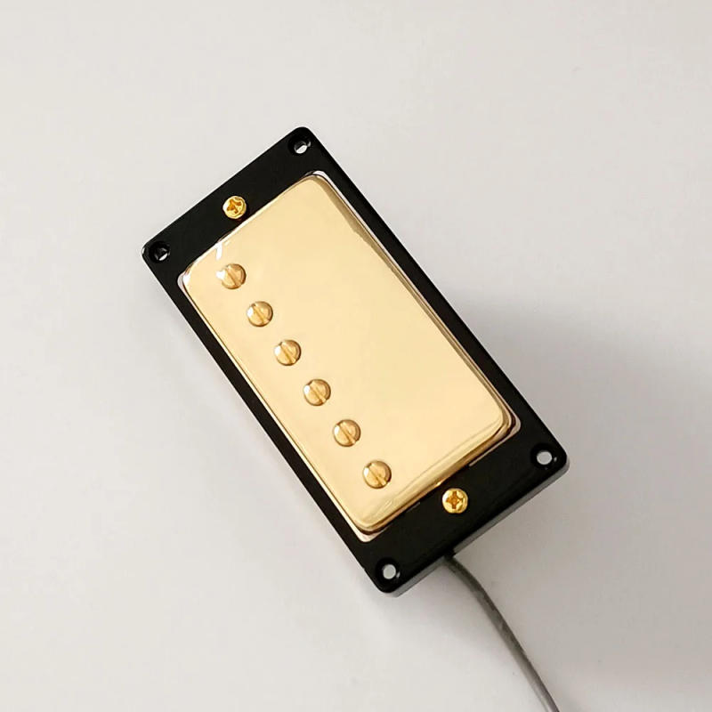 Description Picture 4 of itemHumbucker Electric Guitar Pickup Gold Neck Bridge Pickup for LP Style Electric Guitar Brass Cover Guitarra Pickup