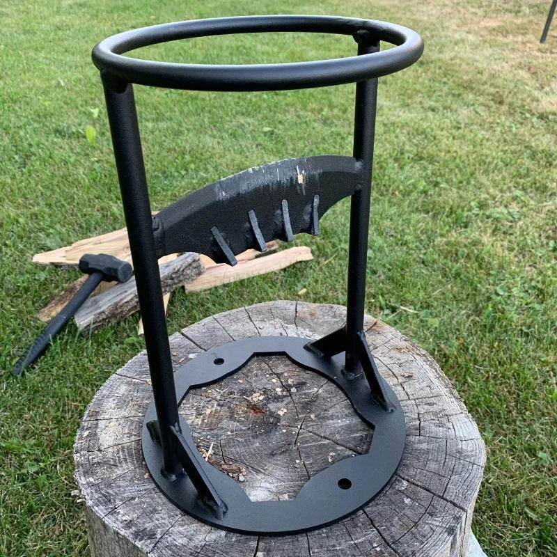 Description Picture 2 of itemOutdoors Log Splitters Metal Split Wood Separator Portable Wood Chopping Machine Carpentry Professional Cut Firewood Tools