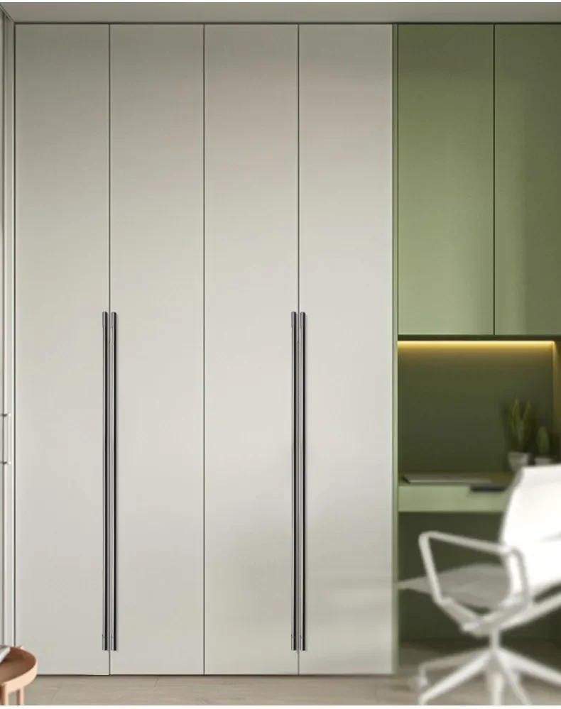 Description Picture 3 of itemGrey Black Aluminum Alloy Drawer Closet Wardrobe Cupboard Cabinet Pulls Door Handle for Cabinet Wardrobe Drawer Kitchen Cupboard