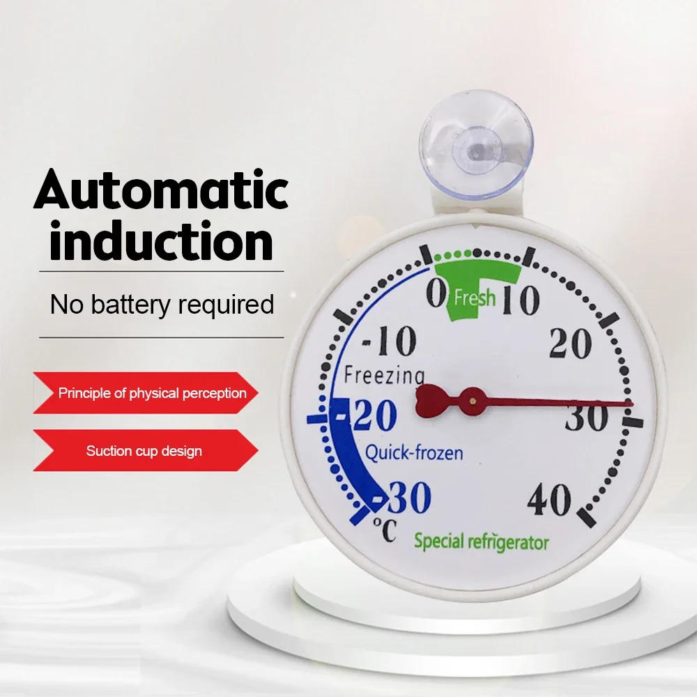 Description Picture 4 of itemRefrigerator Freezer Thermometer, Fridge Refrigeration Temperature Gauge, Home Use Kitchen Accessories Tools