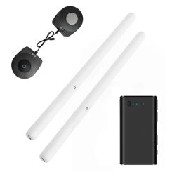 AeroBand-PocketDrum 2 MAX, Somatosensory Digital Electronic Air Drum Stick Set, Drumsticks, Foot Pedals, Bluetooth Adapter