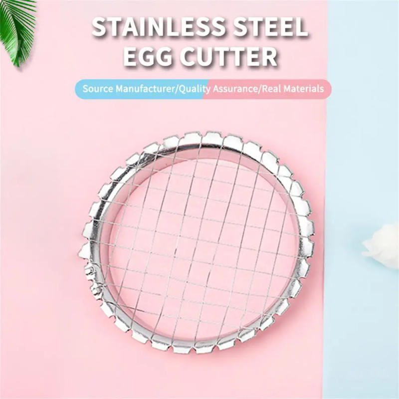 Description Picture 3 of itemStainless Steel Egg Slicer Cutter Cut Egg Device Grid For Vegetables Salads Potato Mushroom Tool Chopper Kitchen Chopper Accesso