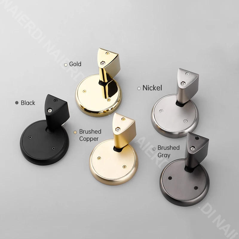 Description Picture 4 of itemNAIERDI Adjustable Door Stopper Mechanical Zinc Alloy Windproof Non-punch Door Stop Door Holders Protect Wall Door Hardware