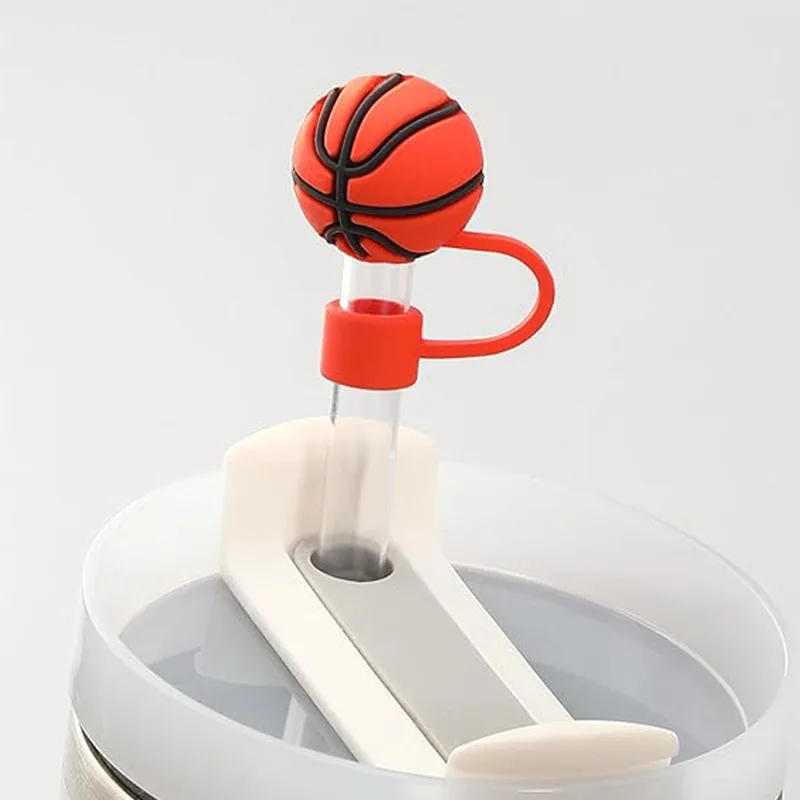 Description Picture 4 of item4/6PCS Straw Cover Cap for Stanley Cup Silicone Dustproof Straw Topper Compatible with Stanley 30&40 Oz Tumbler with Handle