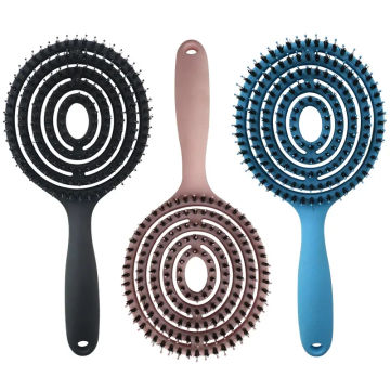 1Pc Hair Massage Comb Professional Bristle Nylon Detangling Hair Brush for Women Hairbrush Scalp Hairdressing Styling Tools