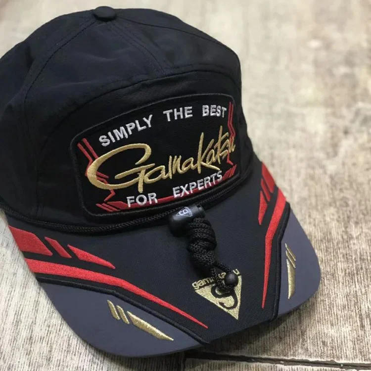 Description Picture 6 of itemGamakatsu Fishing Hat with Bucket Breathable Sun Protection Fishing Caps Waterproof Men Fishing Caps Hiking Sport Baseball Cap