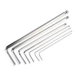 1-5PCS 1.5mm 2mm 2.5mm 3mm 4mm 5mm 6mm Durable Ball End Hex Wrench Allen Key Hand Tools Metric Allen Nickel Plating Hexagon Keys