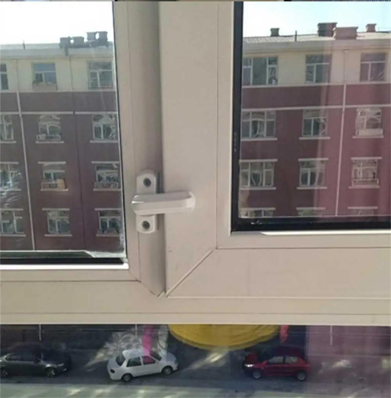 Description Picture 6 of itemPlastic+Stainless Steel+Zinc Alloy UPVC Child Safe Security Window Door Sash Lock Safety Lever Handle Sweep Dropship