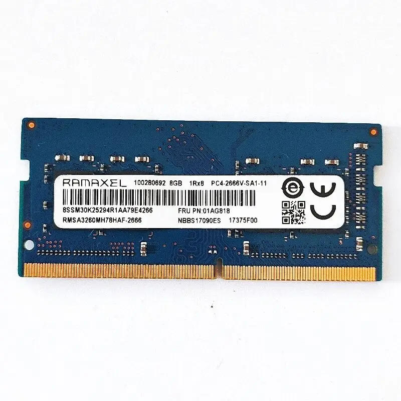 Description Picture 2 of itemRAMAXEL RAMS DDR4 8GB 2666MHz Laptop memory ddr4 8gb 1RX8 PC4-2666V-SA1-11 SODIMM 1.2V 260PIN