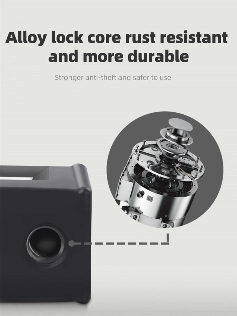 Description Picture 6 of item1pc Soft Steel Cable Anti-Theft Padlock With Multiple Sizes For Cabinets, Helmets, Baskets, Keys, Suitable For Indoor And Outdoo