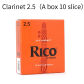 Clarinet 10 reed 2.5