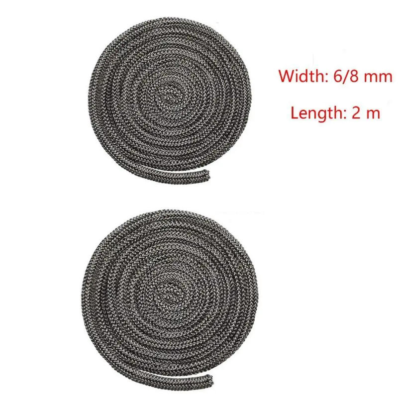 Description Picture 3 of item1Pcs Furnace Door Seal Woodburning Stove Rope Sealing Rope Woodburner Fireplace Sealing Rope High Temperature Resistance