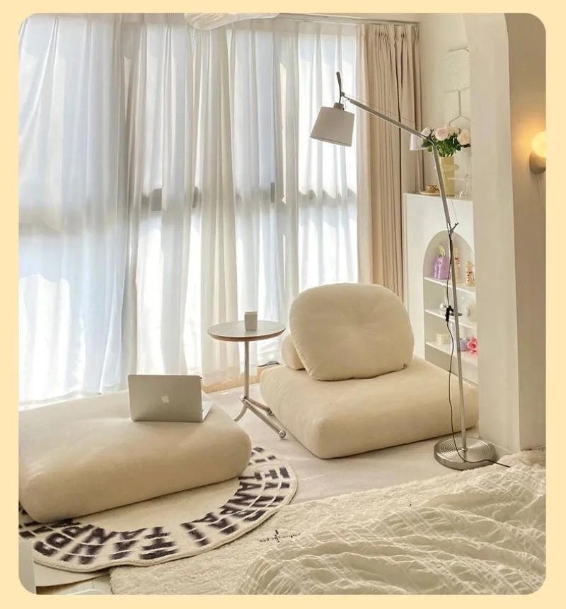 Description Picture 3 of itemMultifunction Folding Sofa Bed Comfortable Modern Living Room Sofas Individual Lazy Sofa for Bedroom Chaise Lounge Furnitures