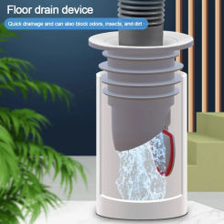 Accessories Insect Prevention Sewer Stopper Shower Drainer Seal Floor Drain Pipe Sealing Ring Drain Cover Water Pipe Plug