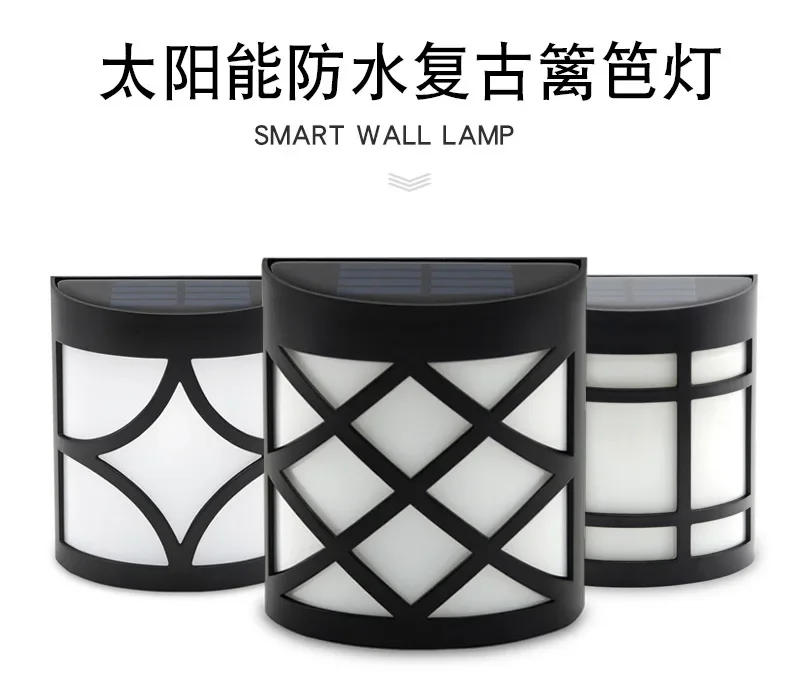 Description Picture 2 of item6 LED Solar Fence Lights Outdoor Solar Deck Lights 7 Colors Changing Waterproof Wall Lamp for Fence Patio Yard Step Garden Decor