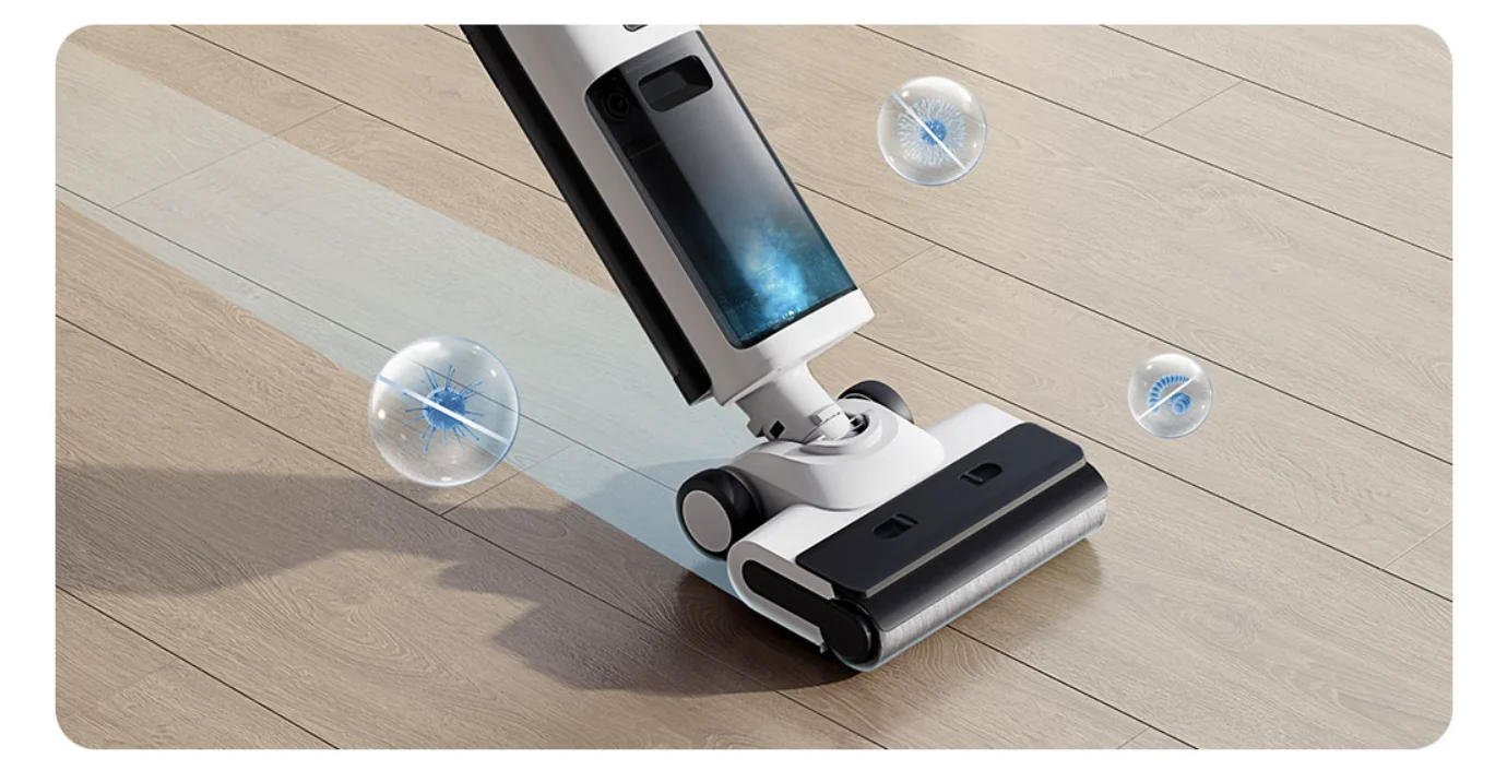 Description Picture 6 of itemXIAOMI MIJIA Wireless Floor Cleaner 2 Long Usage Time Electric Floor Washer Mopping Machine Self Cleaning Equipped With Traction