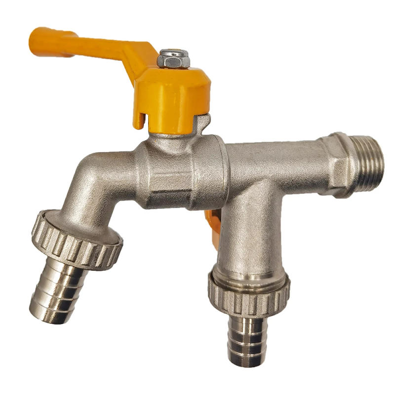 Description Picture 5 of itemGarden Hose Faucet Adapter 1/2'' IBC Water Tank Connector 2-Way 1-Way Irrigation Brass Tap Joint Replacement Fitting Ball Valve