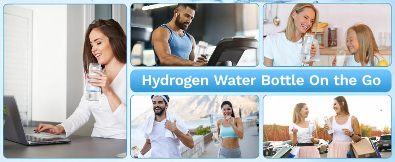 Description Picture 6 of itemUsb Hydrogen Water Bottle Generators 400ml Glass Molecula Hydrogen Water Generator Portable Hydrogen-Rich Water Cup for Travel