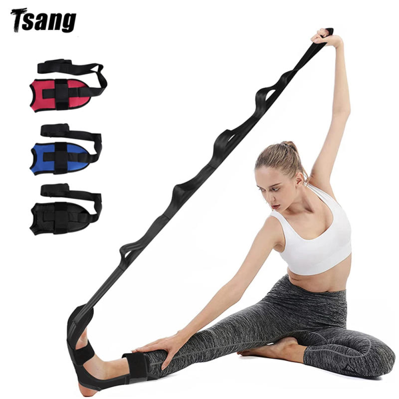 Description Picture 2 of itemFascia Stretcher Finally Flexible Again Yoga Strap Belt Foot Stretching Band Ballet Ligament Stretching Leg Stretcher