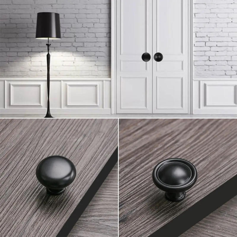 Description Picture 2 of itemFittings Hardware Variety Style Black Series Dresser Cabinet Drawer Knob Wardrobe Pulls Cabinet Pulls Door Handle