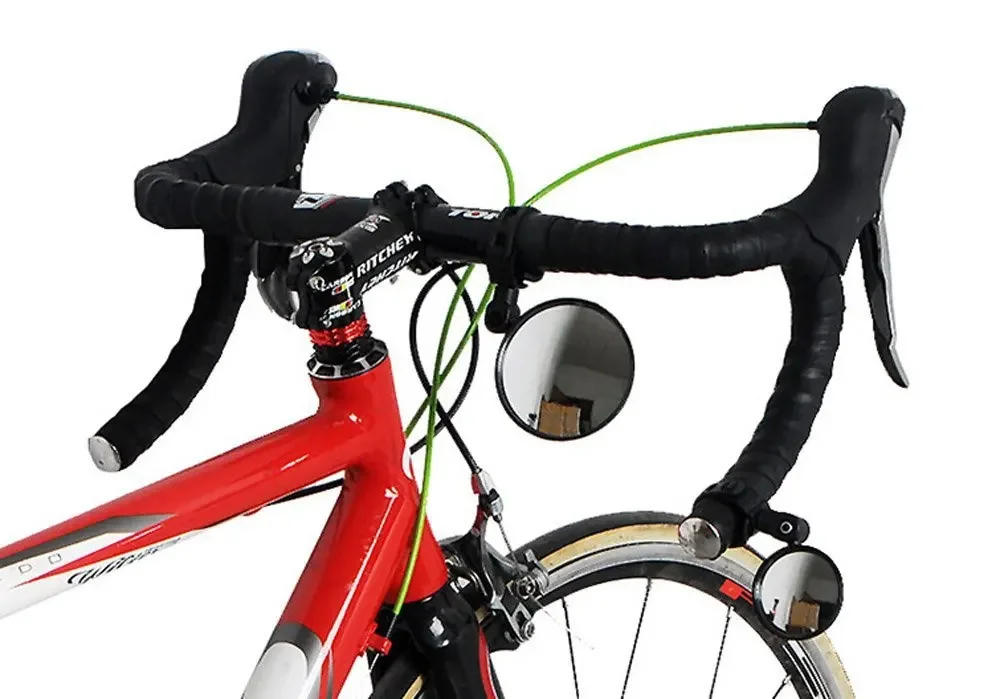 Description Picture 6 of itemBicycle Rearview Mirror 360 Degree Rotation Auxiliary Convex Mirror Handlebar Mount Cycling Bike Rear View Mirrors