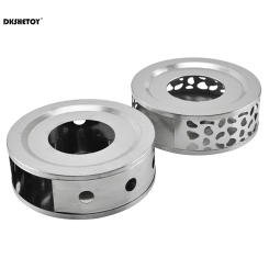 6.2 inch Teapot Warmers Trivets Stainless Steel Round Base Candle Heater Kitchen Dining Gadgets accessories