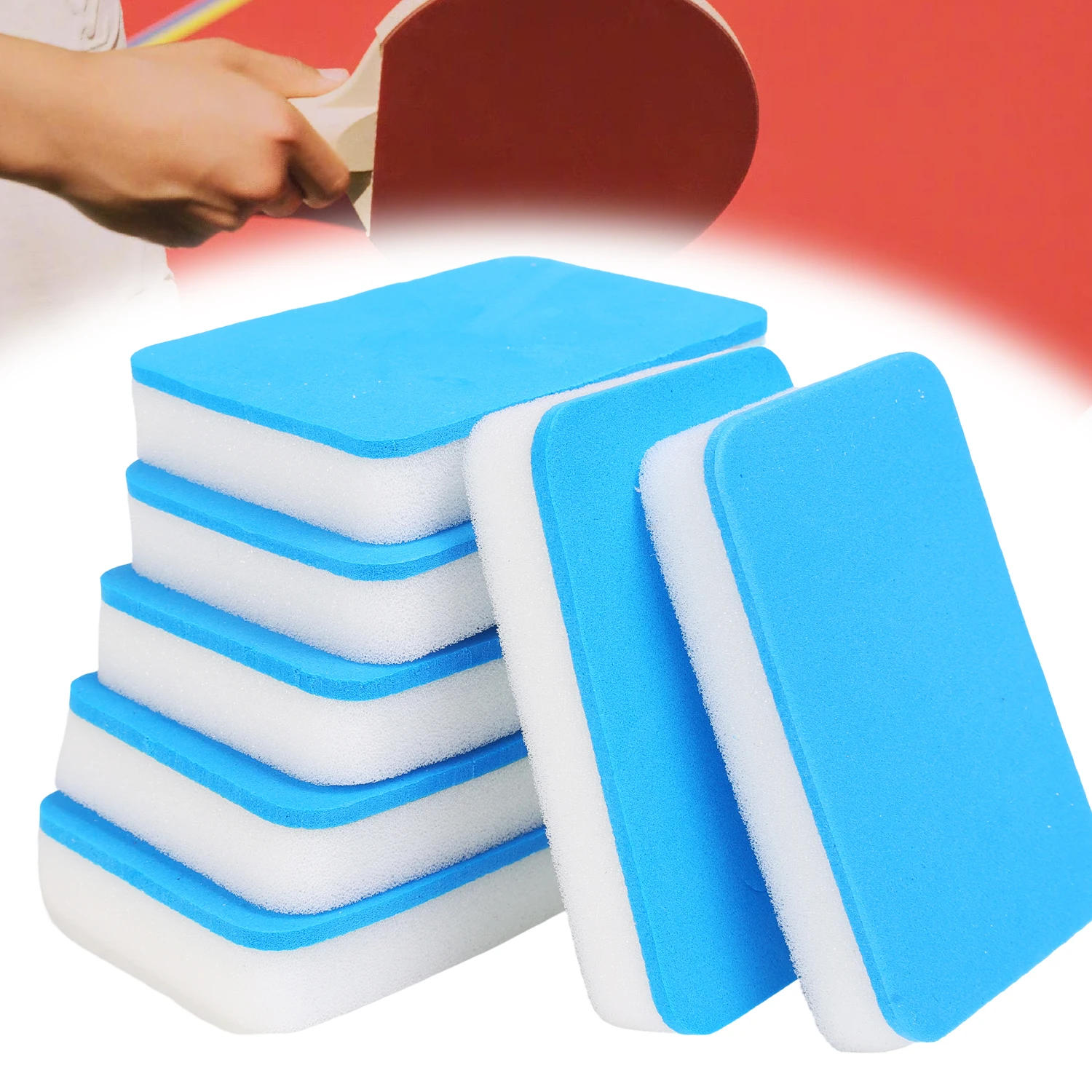 Description Picture 3 of item5/1pcs Table Tennis Cleaning Brush Rubber Sponge Eraser  Use Table Tennis Racket Cleaner Tennis Racket Care Accessories
