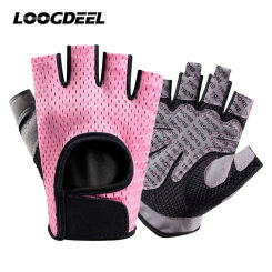 Professional Gym Fitness Gloves Power Weight Lifting Women Men Crossfit Workout Bodybuilding Half Finger Hand Protector