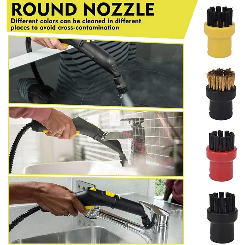 Description Picture 3 of itemSteam Cleaner Accessory Set For Karcher Steam Cleaner Easyfix SC 2, SC 3, SC 4, SC 5 Mop Cloth Brush Nozzle