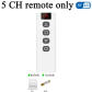 1 Remote-5 Channel