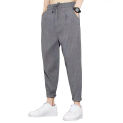 Men's Harem Pants Loose Quick-drying Drawstring Elastic Waist Solid Color Fitness Training Jogging Men's Casual Sports Pants