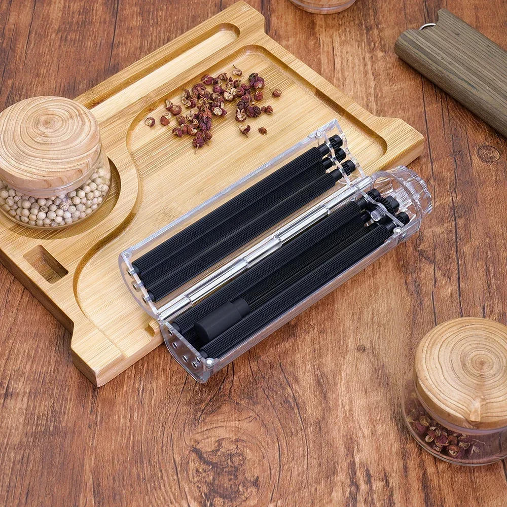 Description Picture 4 of item8MM 12.5MM Manual Cigar Paper Tobacco Herb Roller Cone Cigarette Rolling Machine Hand Making Rolling Tool Smoking Accessories