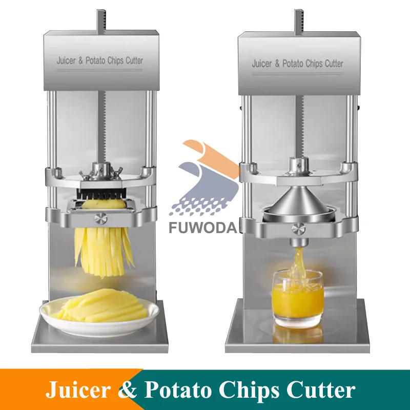 Description Picture 2 of itemMulti-Functional Juicer Potato Chips Cutting Machine Electric Vegetable Cutting Machine Stainless Steel Juicer Machine