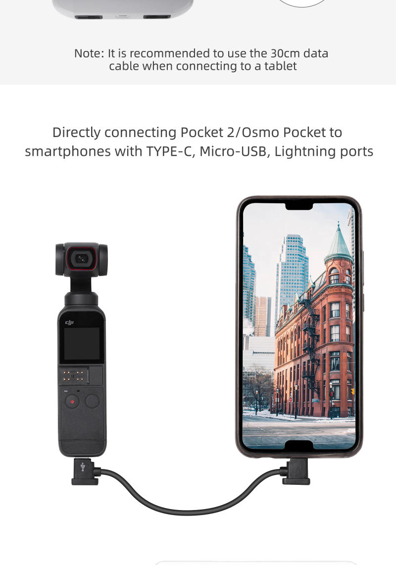 Description Picture 5 of itemData Cable For DJI RC-N1 Mavic 3/Ari 2/2S/Mini 2/MINI 3/3 PRO Drone IOS Type-C Micro Adapter Wire Connector Tablet Phone Cable