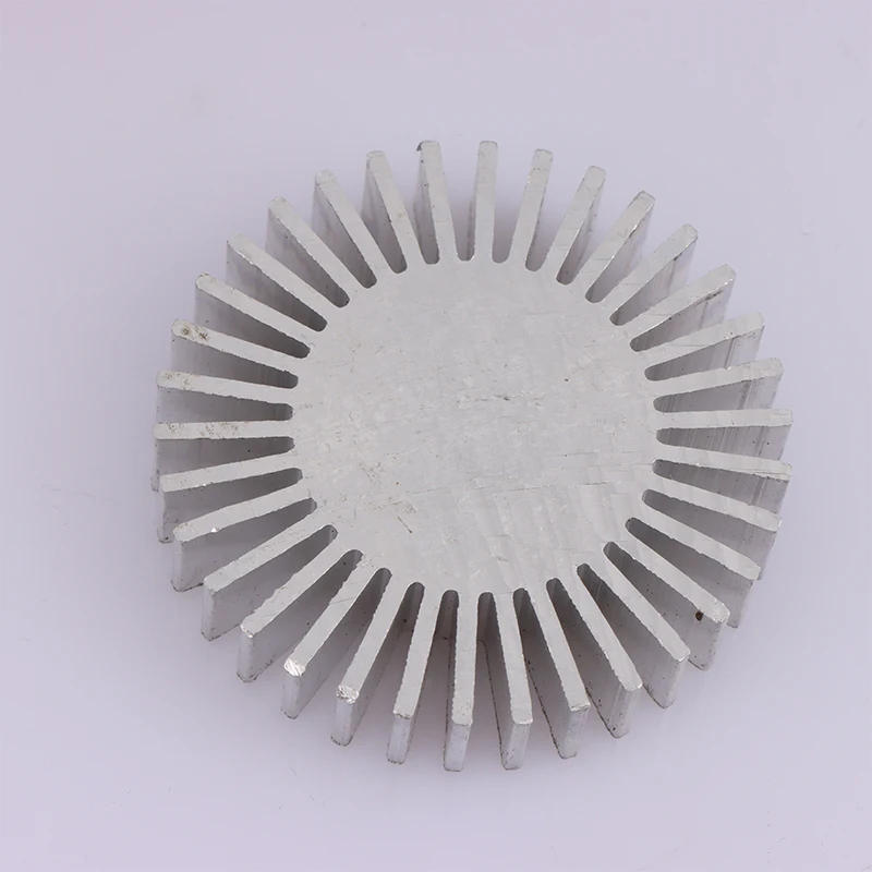 Description Picture 2 of itemCOB Radiator Diameter 50mm 3~7W High Power Led Heatsink Sunflower Solid Radiator Round Alloy Aluminum