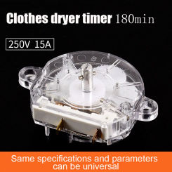 1Pcs Clothes Dryer Timer Timing Knob Switch Home Appliance Universal Replaceable Accessories Spare Parts  180 Minutes 250V/15A