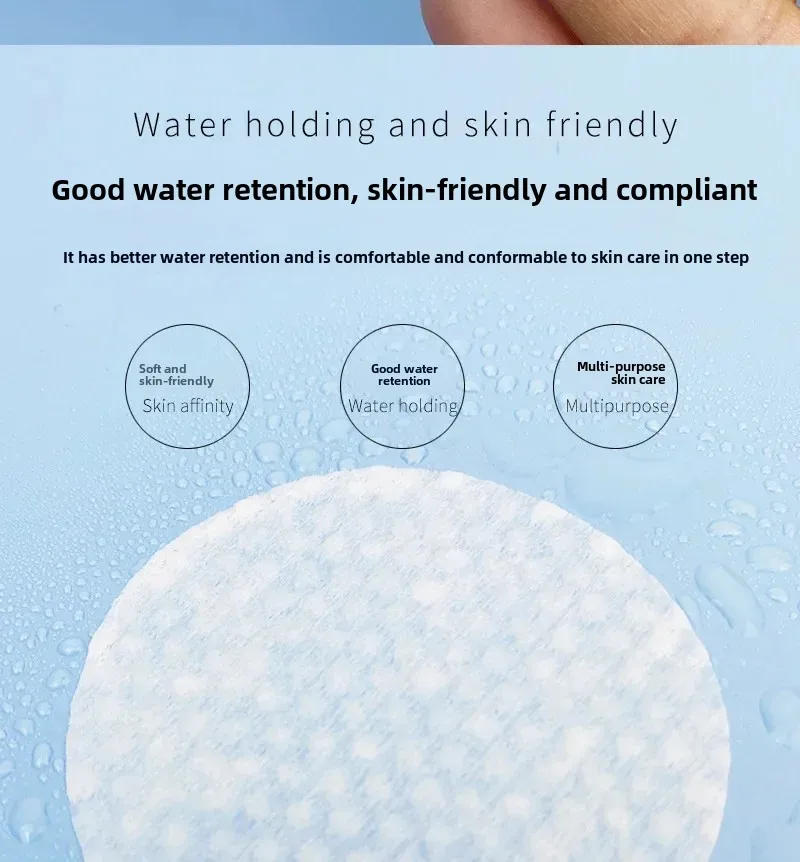 Description Picture 6 of item100-1200PCS Disposable Facial Puff Cotton Pads Makeup Accessories  Remover Practical Face Soft Remover Paper Take off the makeup