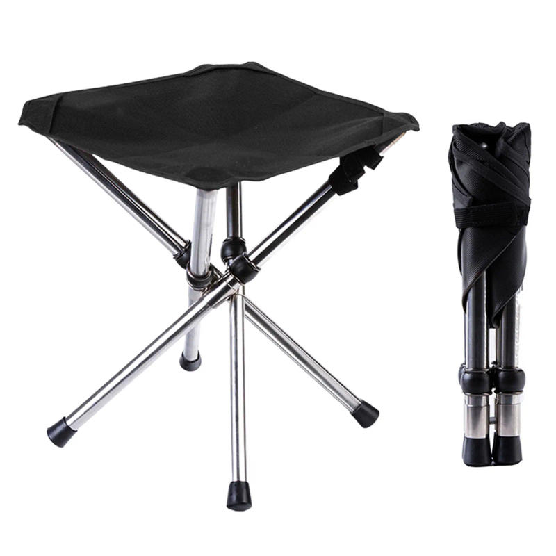 Description Picture 5 of itemFolding Camping Tripod Stools Portable Fishing Stool Outdoor Foldable Chair Beach Small Tripod Stool For Campe Fishing Supplies