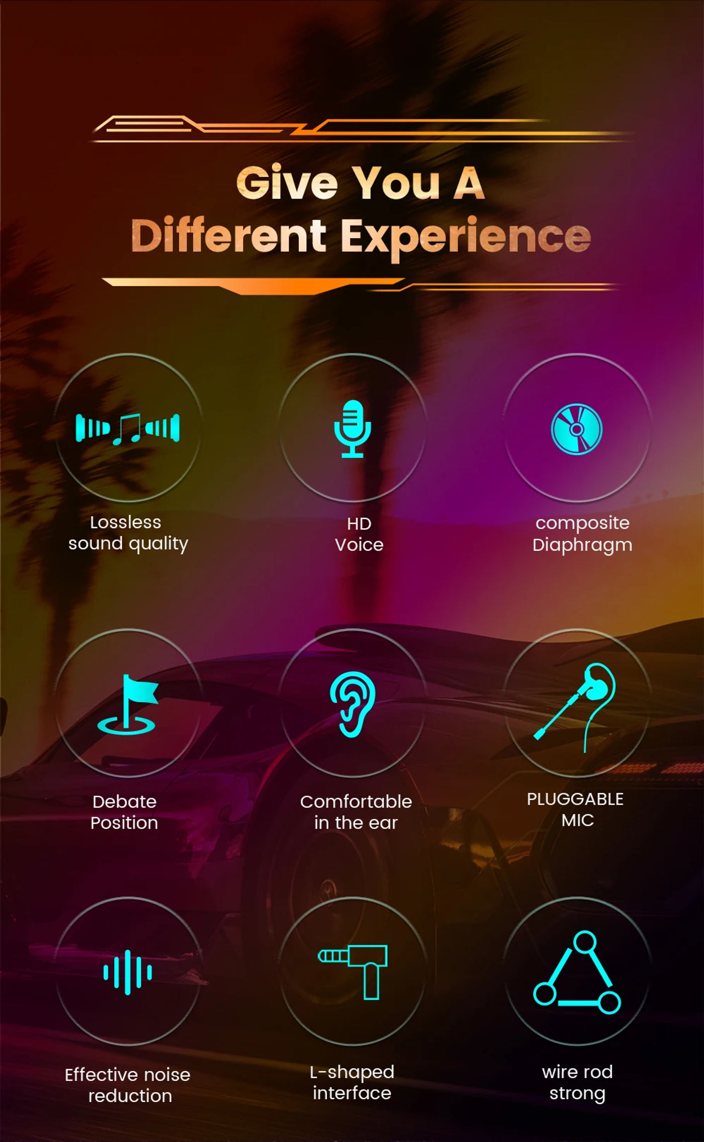 Description Picture 3 of item90° Elbow Wired Earphone 3.5MM/Type C Headphone HD Noise-canceling Dual Microphone IN-Ear Headset Sport Gaming Earbuds For Phone