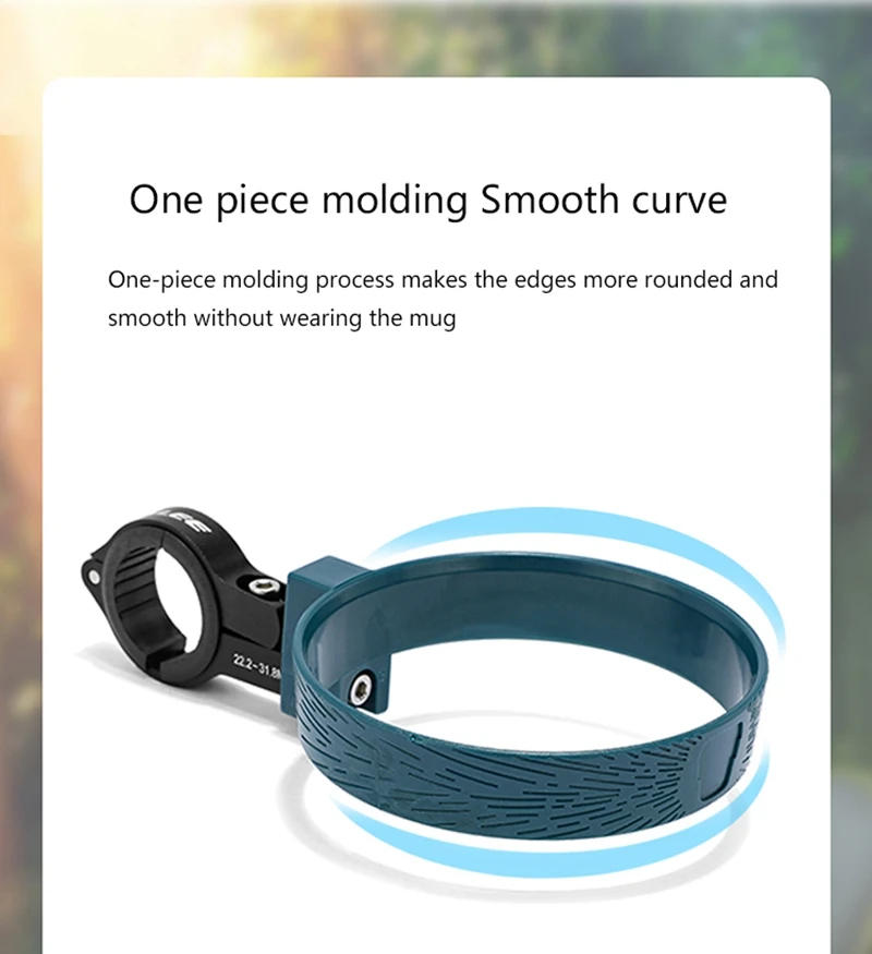 Description Picture 4 of itemENLEE Bicycle Coffee Cup Holder Universal Mountain Bike Water Bottle Holder Mount Cycling Electric Scooter Bracket Accessories