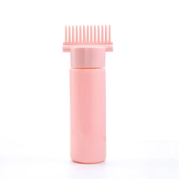 Refillable Bottle For Hair Dye Shampoo Plastic Applicator Comb Dispensing Salon Oil Hair Coloring Hairdress Styling Tool