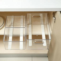 1 2 5PCS Convenient Retractable Drawer Sliding Rails Household White Bin Tracks Accessories Pullout Storage Rack Slide Hardwar