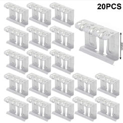 20PCS 30/33/35/40mm Solar Panel Water Drainage Clips Photovoltaic Panel Water Drained Away Clip Aluminum Alloy Water Guide Clip